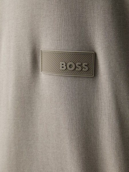 Sweatshirt Man Green Boss Sweatshirt Man Green Boss