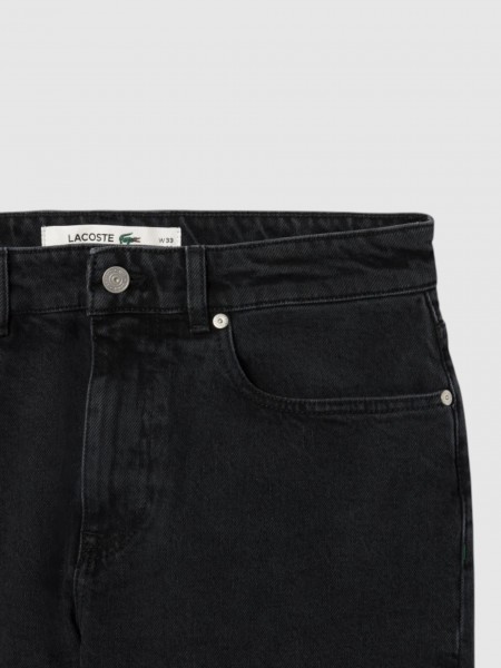 Pants Man Black Lacoste