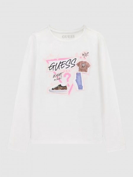 T-Shirt Guess Menina Ls T-Shirt T-Shirt Guess Menina Ls T-Shirt