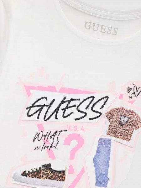 T-Shirt Guess Menina Ls T-Shirt T-Shirt Guess Menina Ls T-Shirt