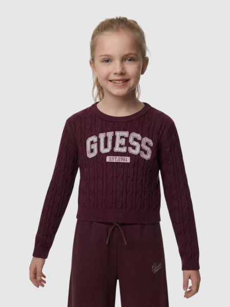 Camisola Guess Menina Crop Ls Sweater
