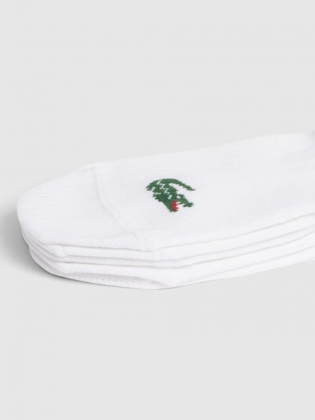 Socks Man White Lacoste