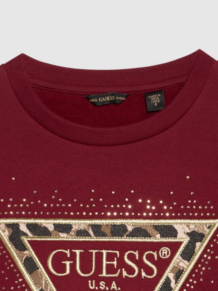 Sweatshirt Guess Menina Relaxed Midi Ls Active Top
