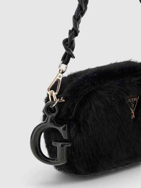 Mala Guess Menina Faux Fur Camera Bag