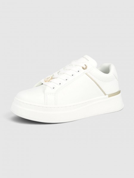 Sapatilha Tommy Hilfiger Menina Low Cut Lace-Up Sneaker White