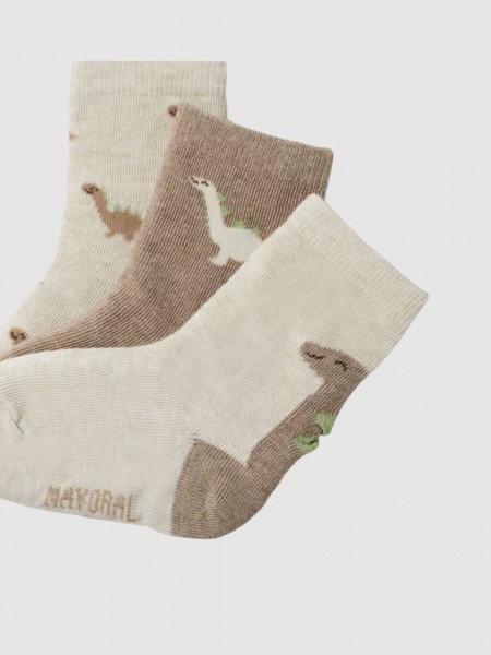 Socks Baby Boy Beige Mayoral