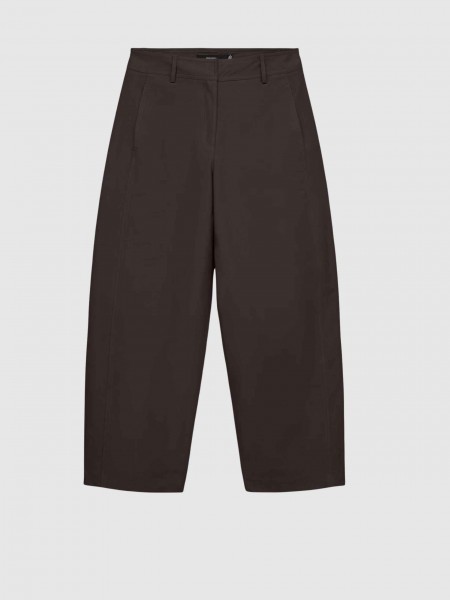 Pants Woman Dark Brown Vero Moda