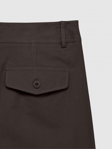 Pants Woman Dark Brown Vero Moda