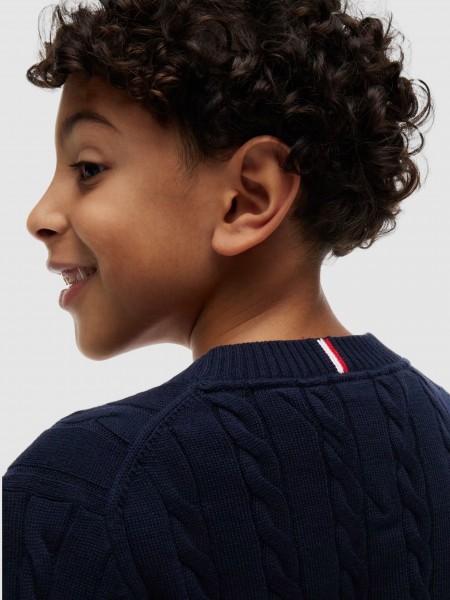 Nightgown Boy Navy Blue Tommy Jeans Kids