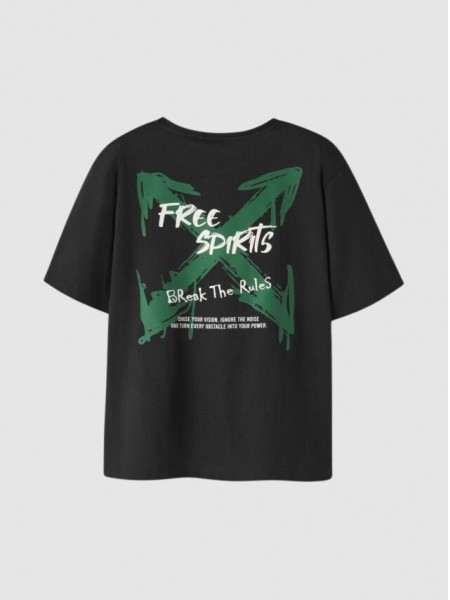T-Shirt Name It Menino Nkmkemuel Ss Rlx Top Box Ps Noos