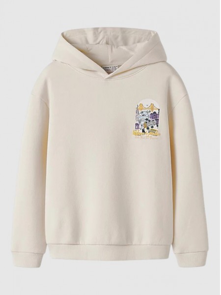 Sweatshirt Name It Menino Nkmnabil Ls Rlx Swe Wh Box Ps