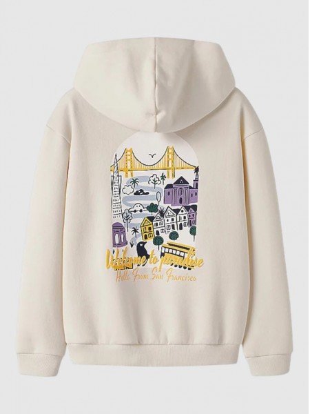 Sweatshirt Name It Menino Nkmnabil Ls Rlx Swe Wh Box Ps