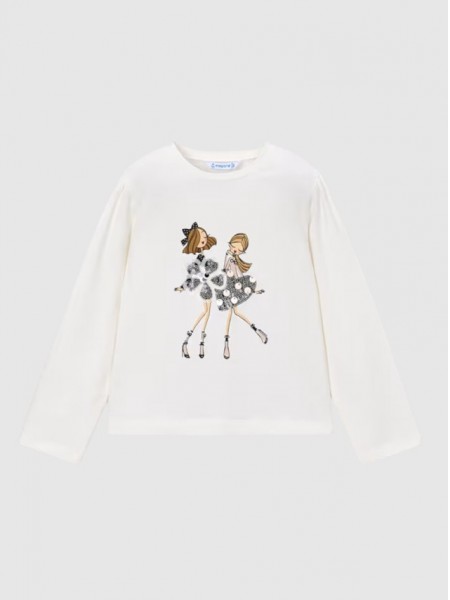 Camisola Mayoral Menina Camiseta M/comp. Cl�ssica