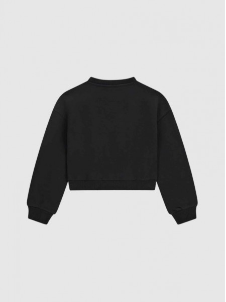 Sweatshirt Ni�a Negro Guess