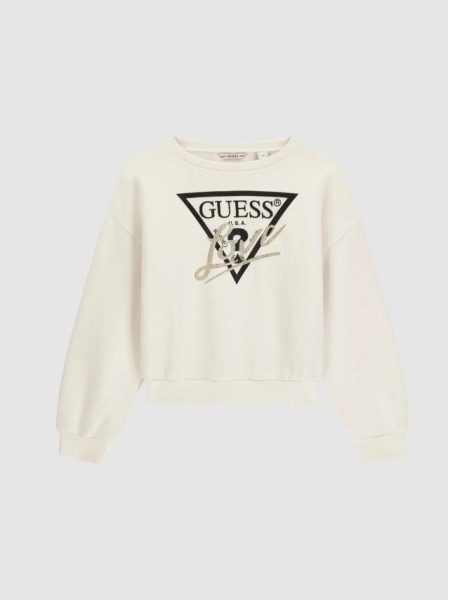 Sweatshirt Guess Menina Relaxed Regular Ls Active Top