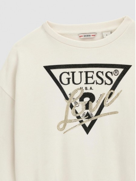 Sweatshirt Guess Menina Relaxed Regular Ls Active Top