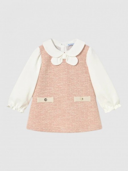 Vestido Bebe Niña Rosa Mayoral Vestido Bebe Niña Rosa Mayoral