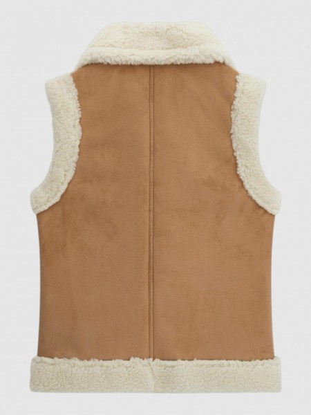 Vest Girl Camel Guess Vest Girl Camel Guess
