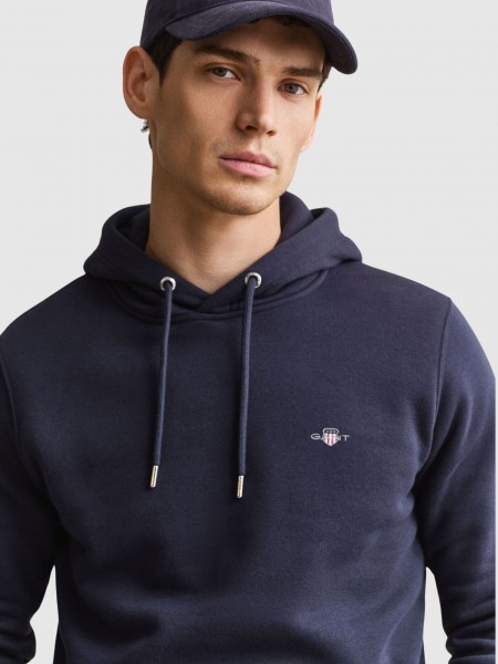Sweatshirt Gant Homem Reg Shield Hoodie