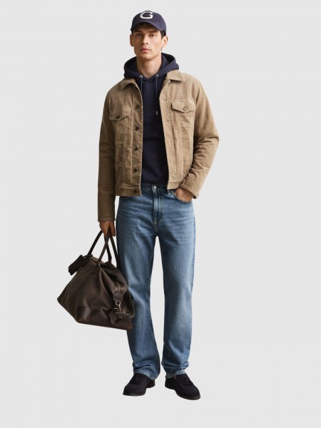 Sweatshirt Gant Homem Reg Shield Hoodie