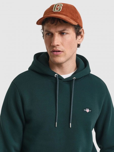 Sweatshirt Gant Homem Reg Shield Hoodie