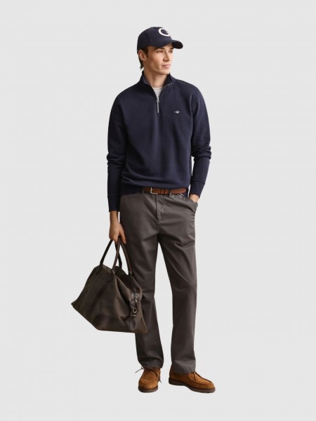 Sweatshirt Gant Homem Reg Shield Half Zip Sweat