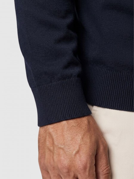 Pullover Man Navy Blue Boss