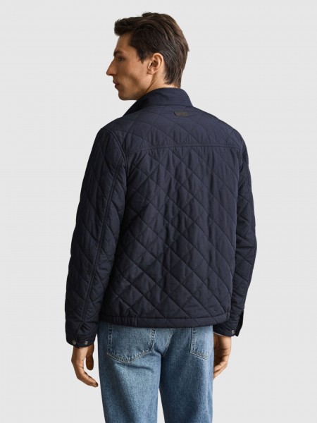 Jacket Man Navy Blue Gant Jacket Man Navy Blue Gant