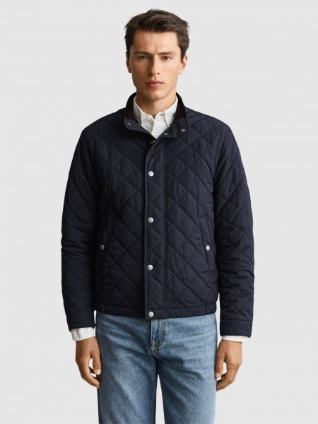 Jacket Man Navy Blue Gant Jacket Man Navy Blue Gant
