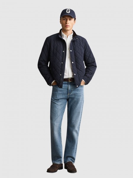Chaqueta Hombre Azul Marino Gant