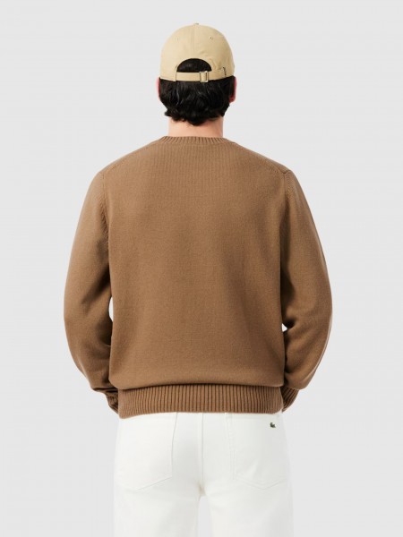 Camisola Lacoste Homem Crewnecks Sweaters Male Adult Sweater
