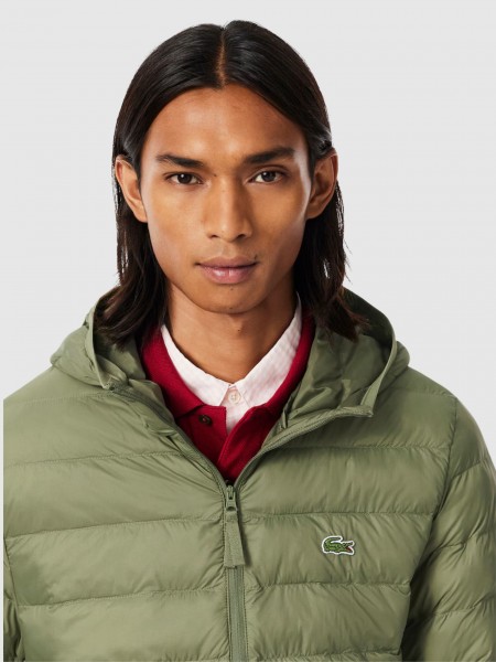 Kispo Lacoste Homem Puffer Jackets Male Adult Woven
