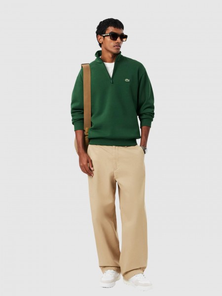 Sweatshirt Lacoste Homem Half-Zip Sweatshirts Male Adult Knit