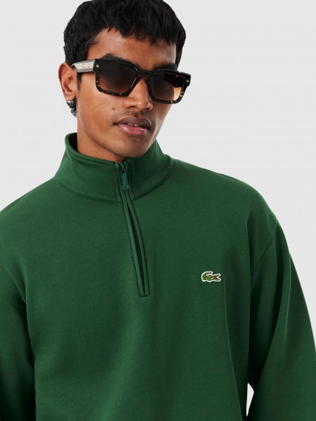 Sweatshirt Lacoste Homem Half-Zip Sweatshirts Male Adult Knit