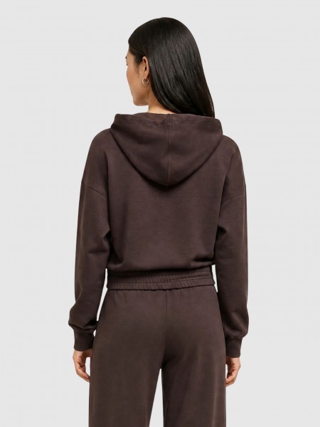 Jacket Woman Dark Brown Only