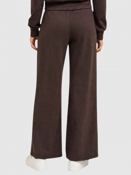 Pants Woman Dark Brown Only