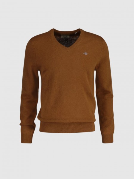 Camisola Gant Homem Superfine Lambswool V-Neck