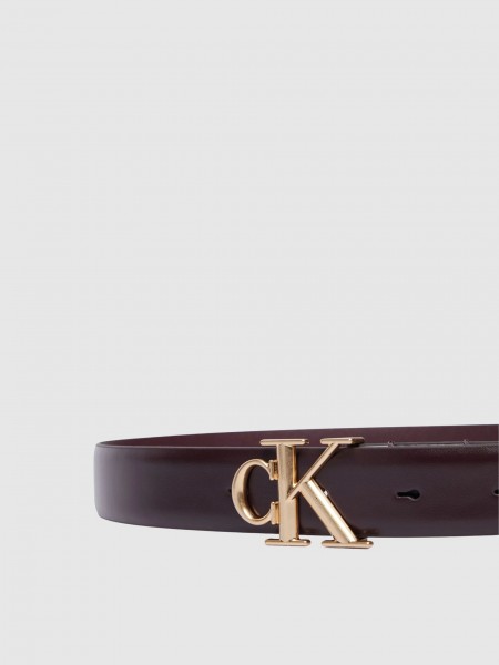 Cinto Calvin Klein Mulher Round Ck Buckle 30Mm Belt Smooth Cinto Calvin Klein Mulher Round Ck Buckle 30Mm Belt Smooth
