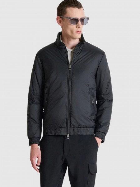 Jacket Man Black Antony Morato Jacket Man Black Antony Morato