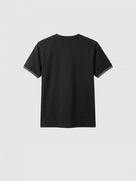 Camiseta Hombre Negro Antony Morato