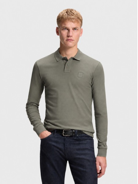 Polo Shirt Man Green Boss Polo Shirt Man Green Boss