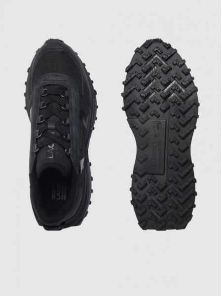 Tenis Hombre Negro Lacoste