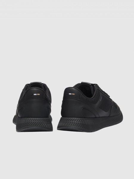 Tenis Hombre Negro Boss