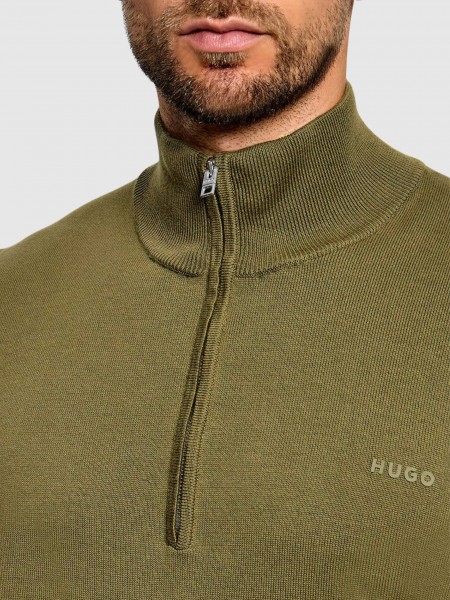 Pullover Man Green Hugo Boss