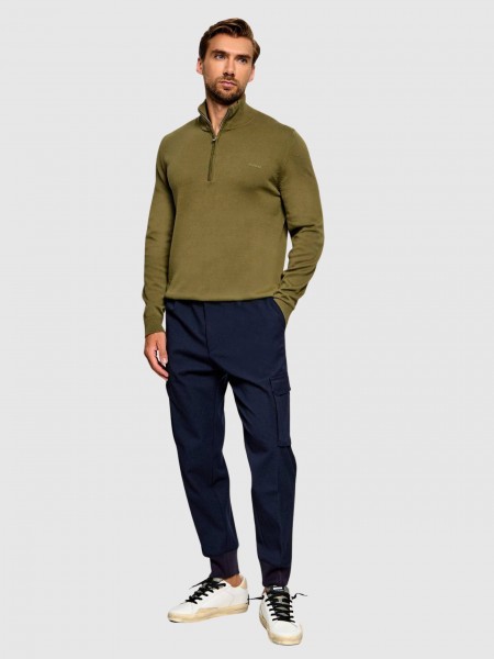 Pullover Man Green Hugo Boss