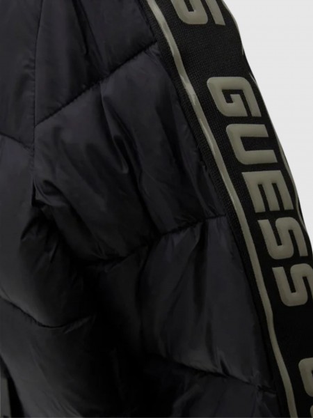 Kispo Guess Menino Hooded Ls Puffer W/zip_Mini Me