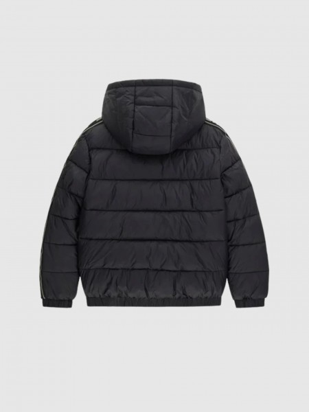 Kispo Guess Menino Hooded Ls Puffer W/zip_Mini Me