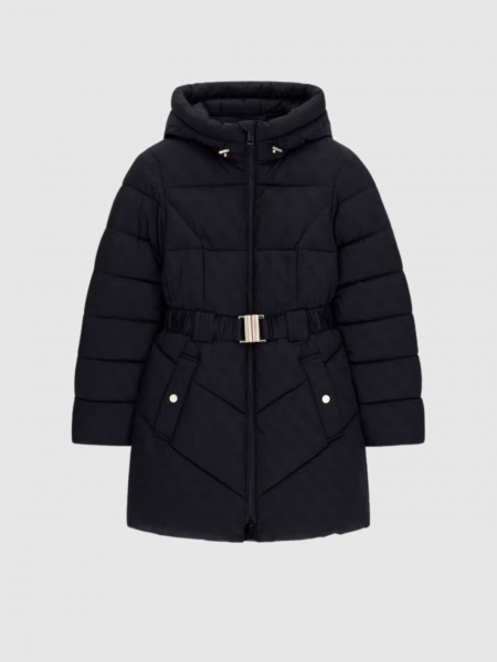 Kispo Guess Mulher New Imma Logo Midi Puffer