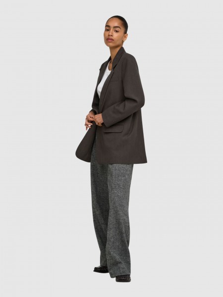 Blazer Woman Dark Brown Only Blazer Woman Dark Brown Only