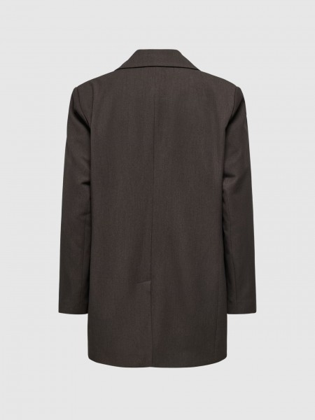 Blazer Woman Dark Brown Only Blazer Woman Dark Brown Only